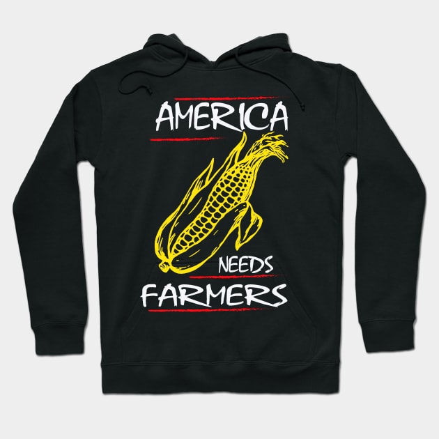 America Needs Farmers Hoodie by Rumsa